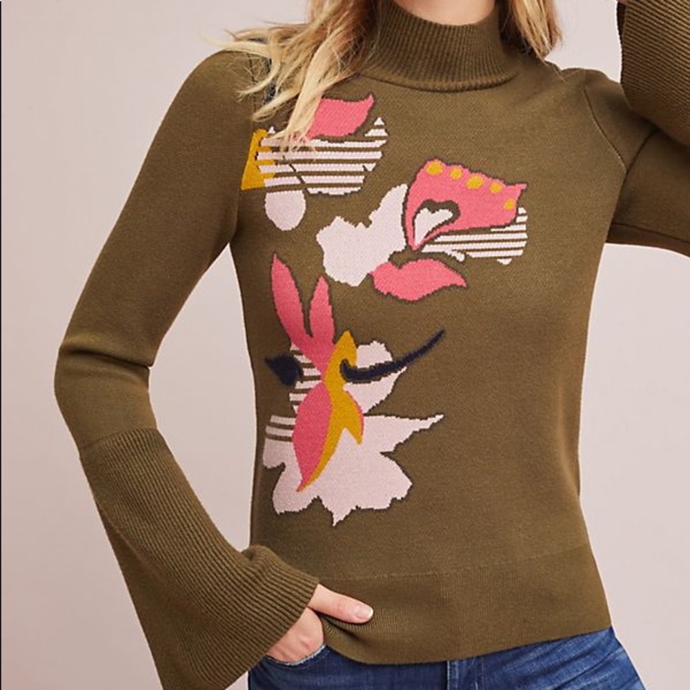 Anthropologie Turtle Neck Sweater